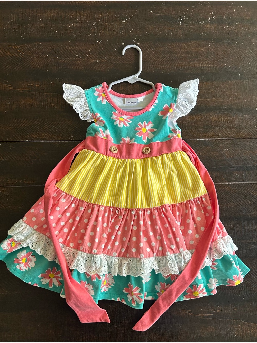 Boutique-style Tiered Ruffle Dress